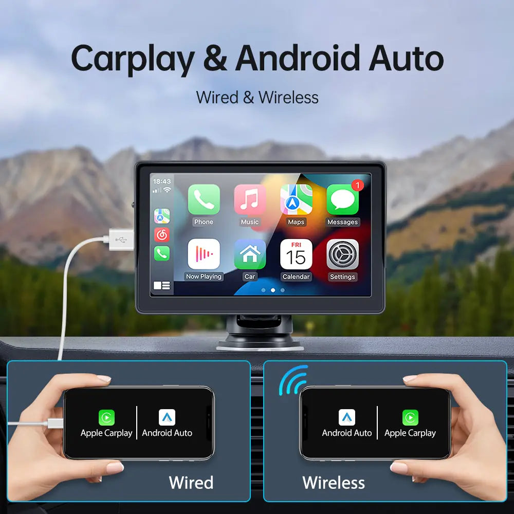 Carplay Auto de 7 Pulgadas Universal android iphone